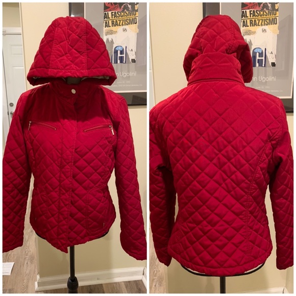 Red warm jacket - Picture 1 of 3
